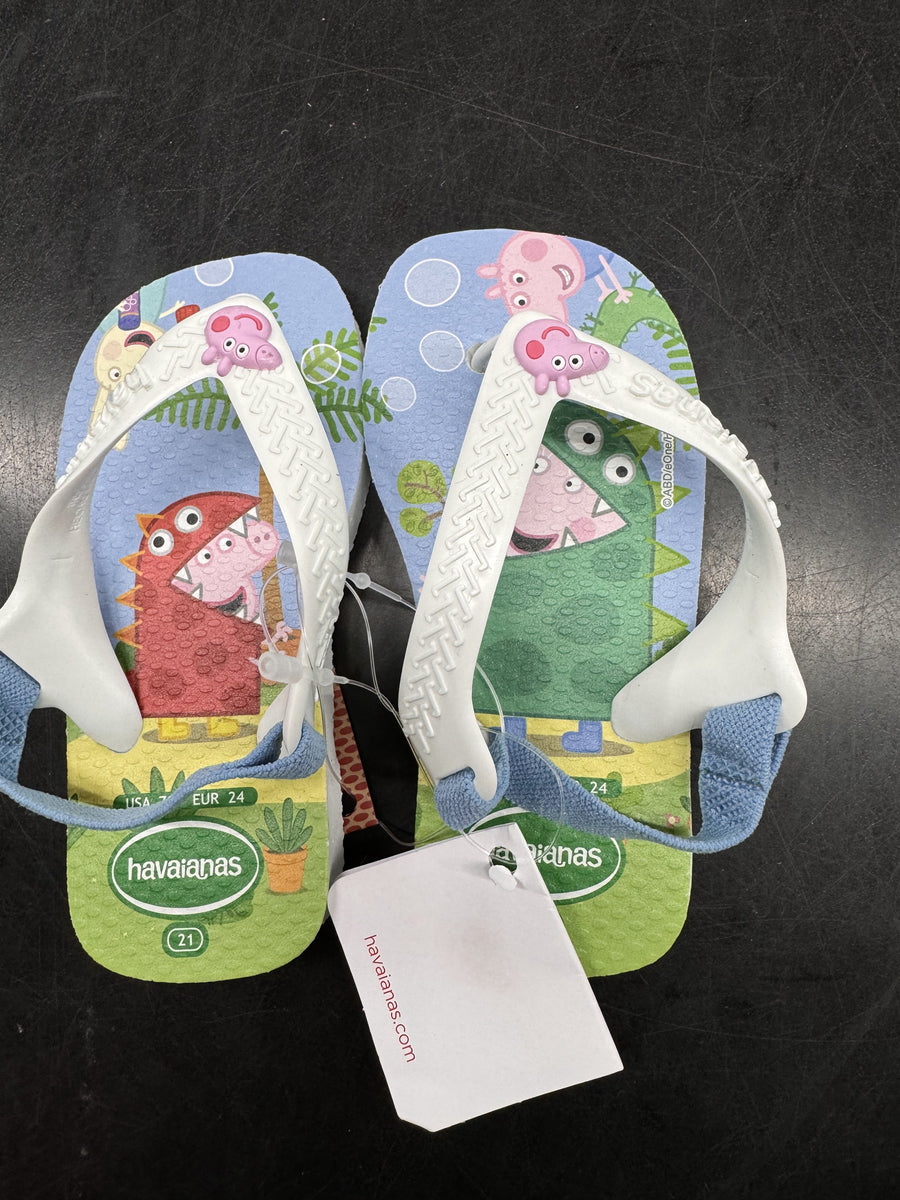 Teenslippers baby brasil logo ii groen Havaianas La Redoute