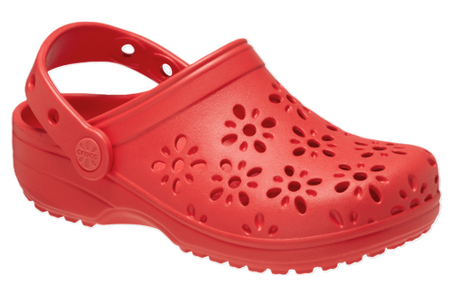 210943-6ZR CROCS FLORAL CUT CHERRY K