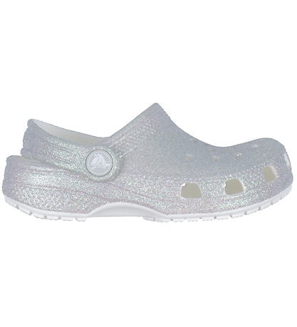 210986-100 CROCS GLITTER WHITE K