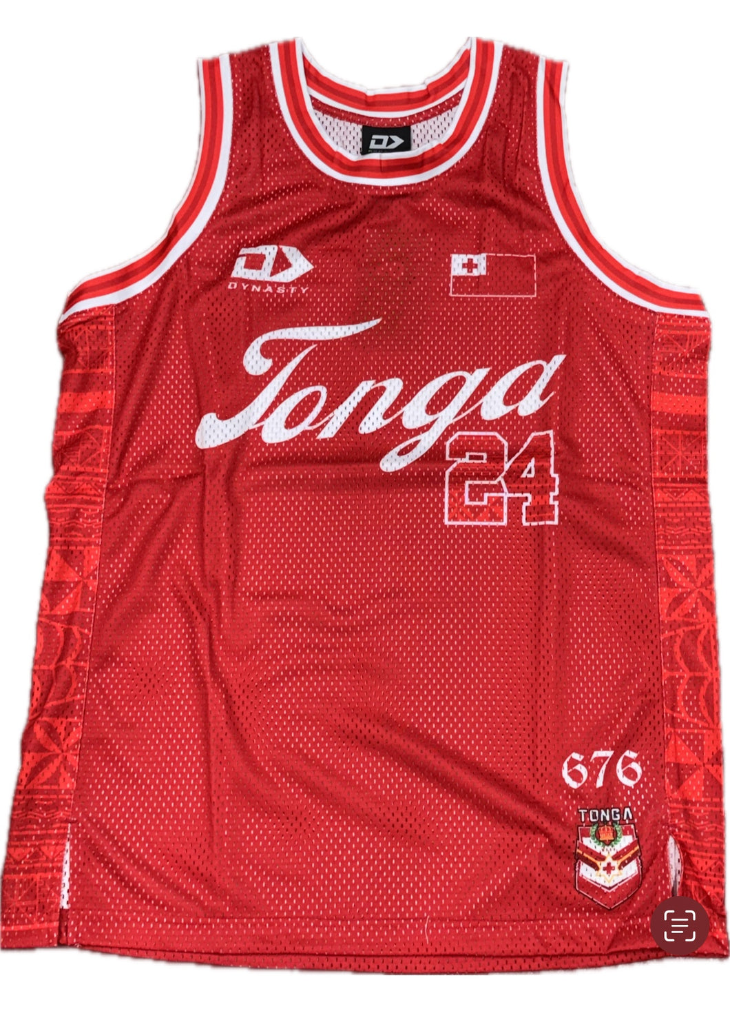 TLSIM24003 DYNASTY TONG BASKETBALL SINGLET