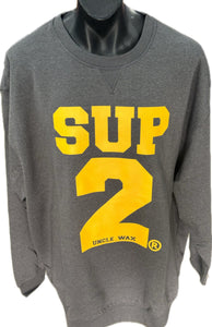 SUP2 CREW CHARCOAL/YELLOW