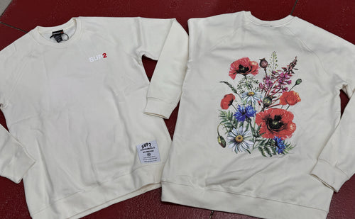 SUP2 CREAM CREW FLOWERS