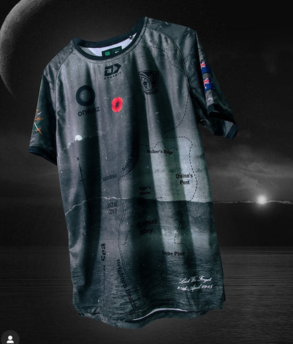 DYNASTY ANZAC KIDS WARM UP TEE NWTEJ25513