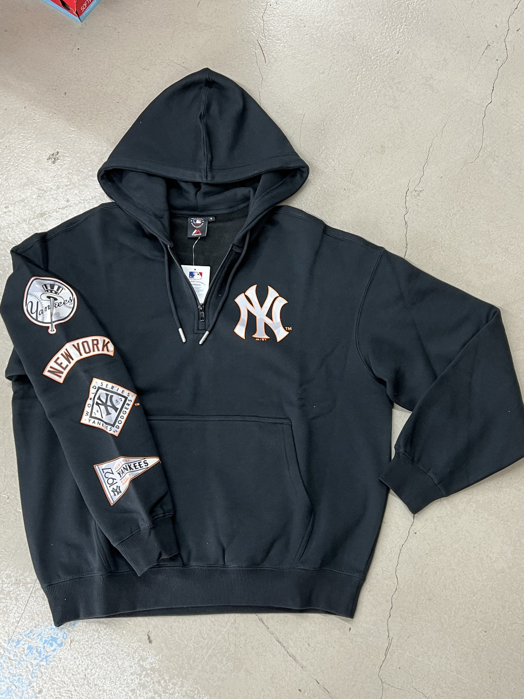 MJNY1392 SNOW CAMO 1/4 ZIP