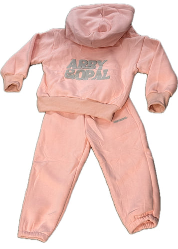 ARBY N OPAL STAPLE K SET BABY PINK/GREY