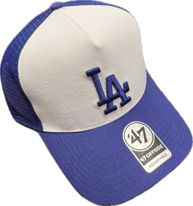 BPTOM12CNP-WH DODGERS TRUCKER