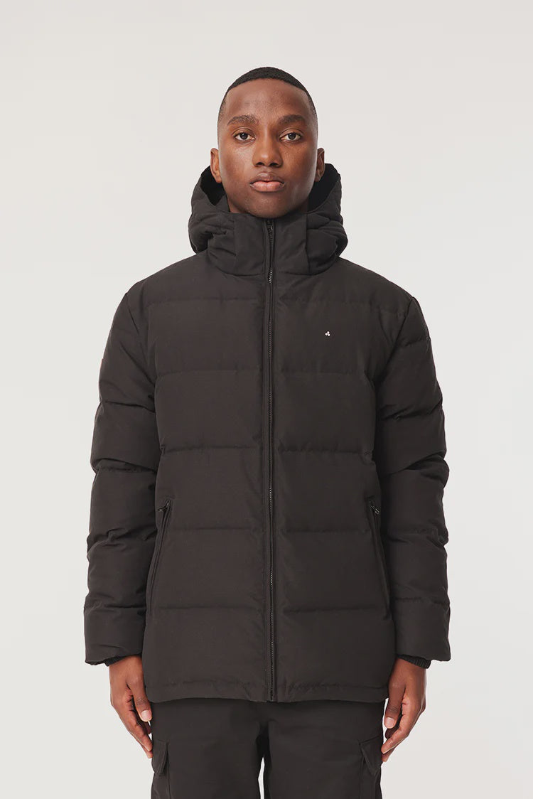 MFJA411401 HUFFER M CLASSIC DOWN JKT BLK