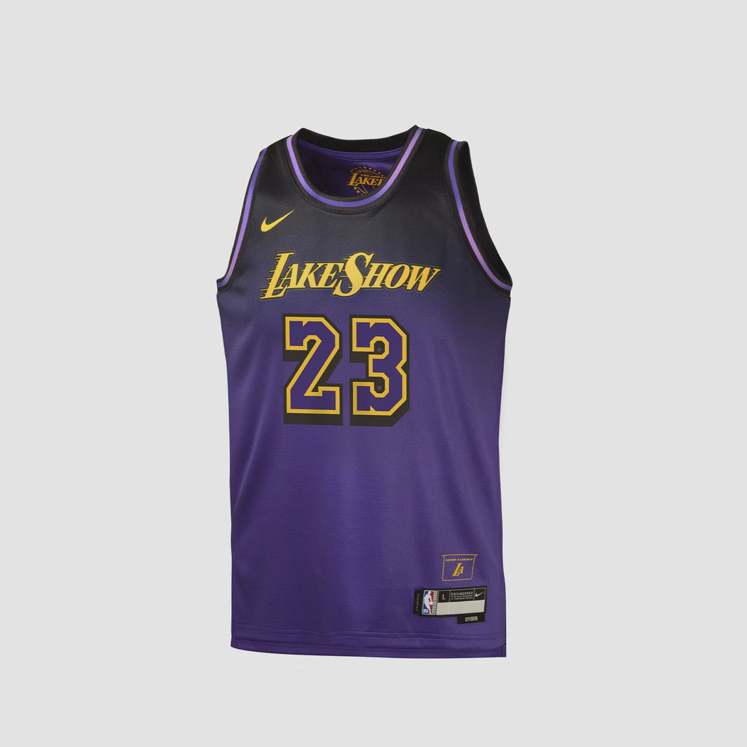 NILLBU8P24 NIKE LAKERS LEBEON SINGLET K