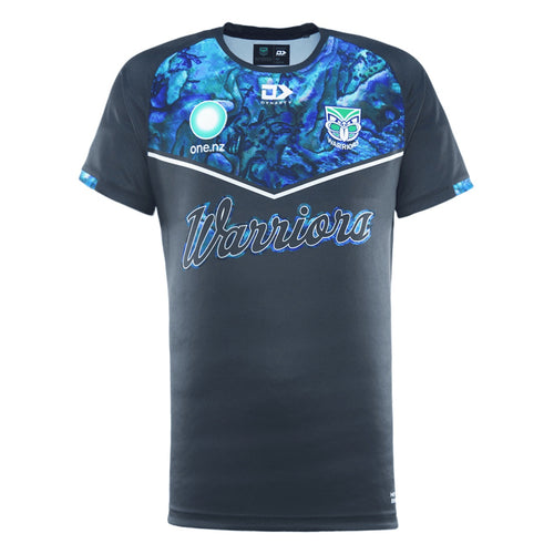 NWTEM25504 NZ WARRIORS CAPTAINS RUN TEE