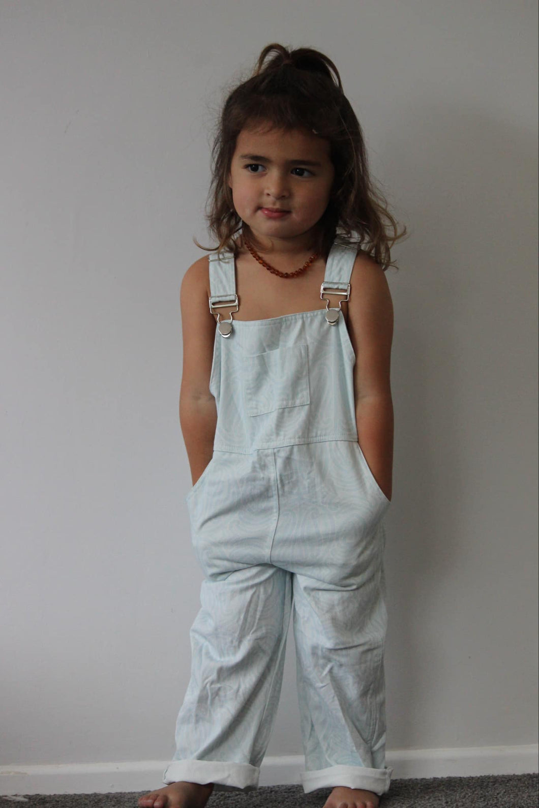 BABYBEAR LONG OVERALL BLUE