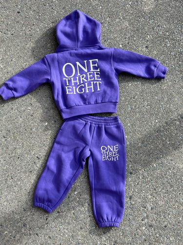 138 WAVY TRACKSUIT KIDS PURPLE