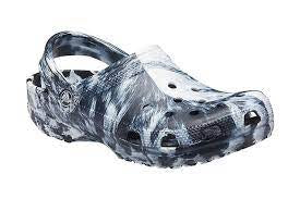 CROCS MARBLED WHITE/BLACK