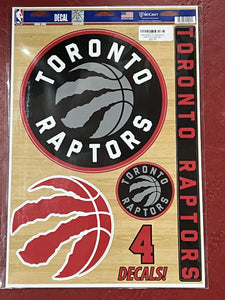 WNTR941115 TORONTO RAPTORS DECALS