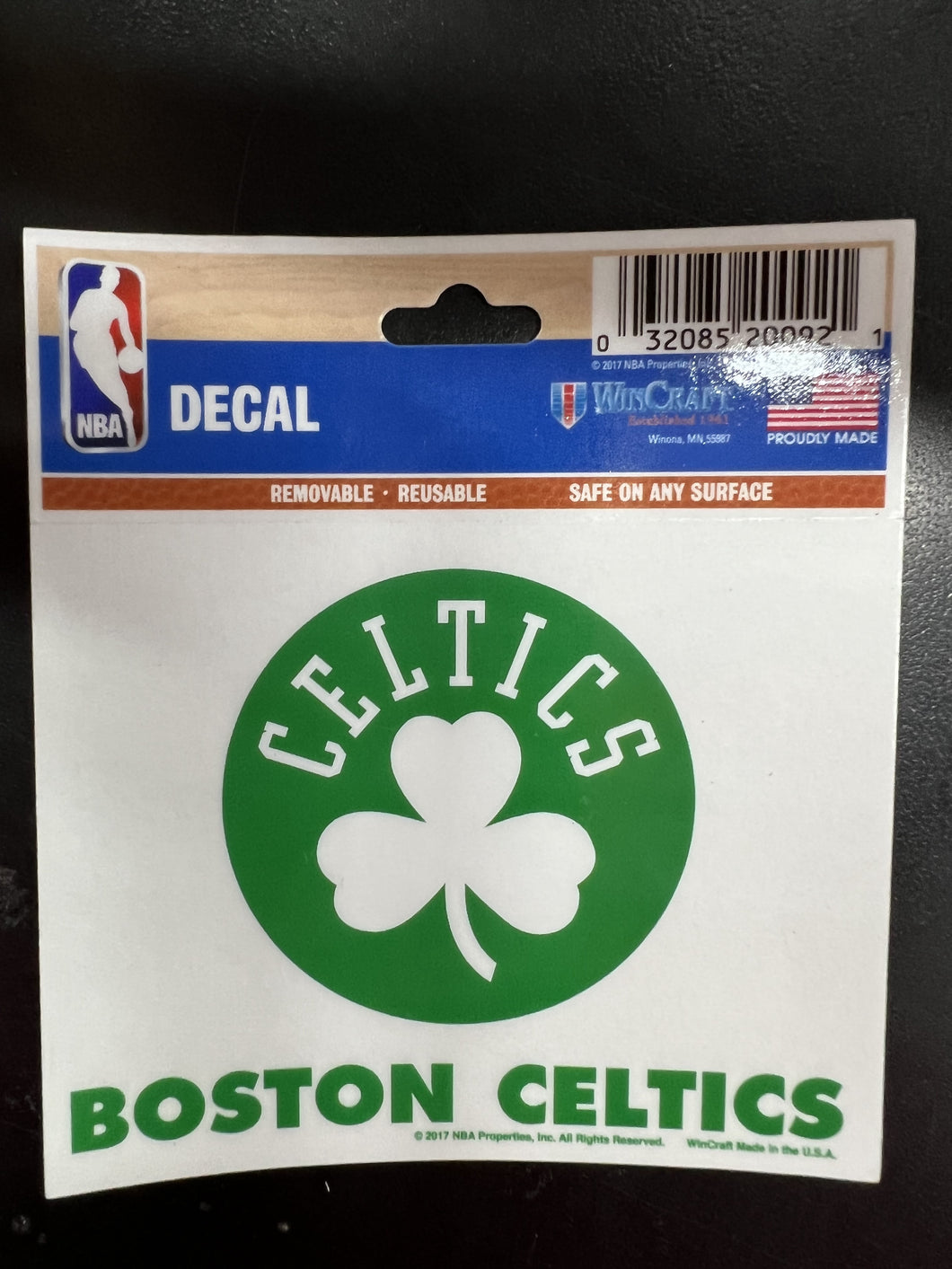 WNBC092216 BOSTON CELTIC DECAL