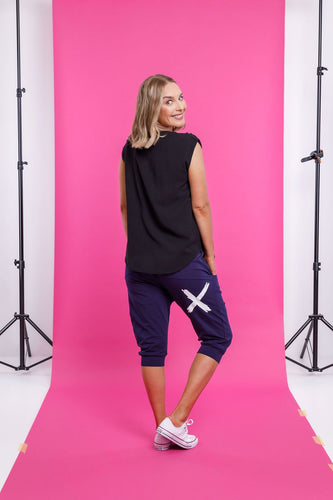HL APARTMENT 3/4 PANTS EVENING BLUE