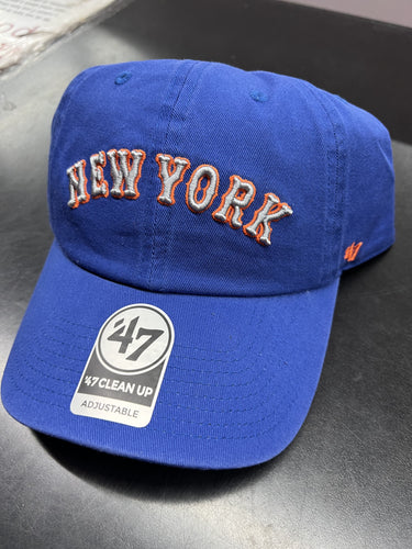 47 NEW YORK METS BLUE CLEAN UP CAP