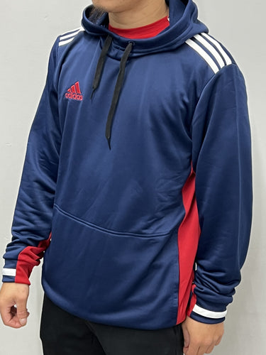 ADIDAS T19 HOOD NAVY/RED
