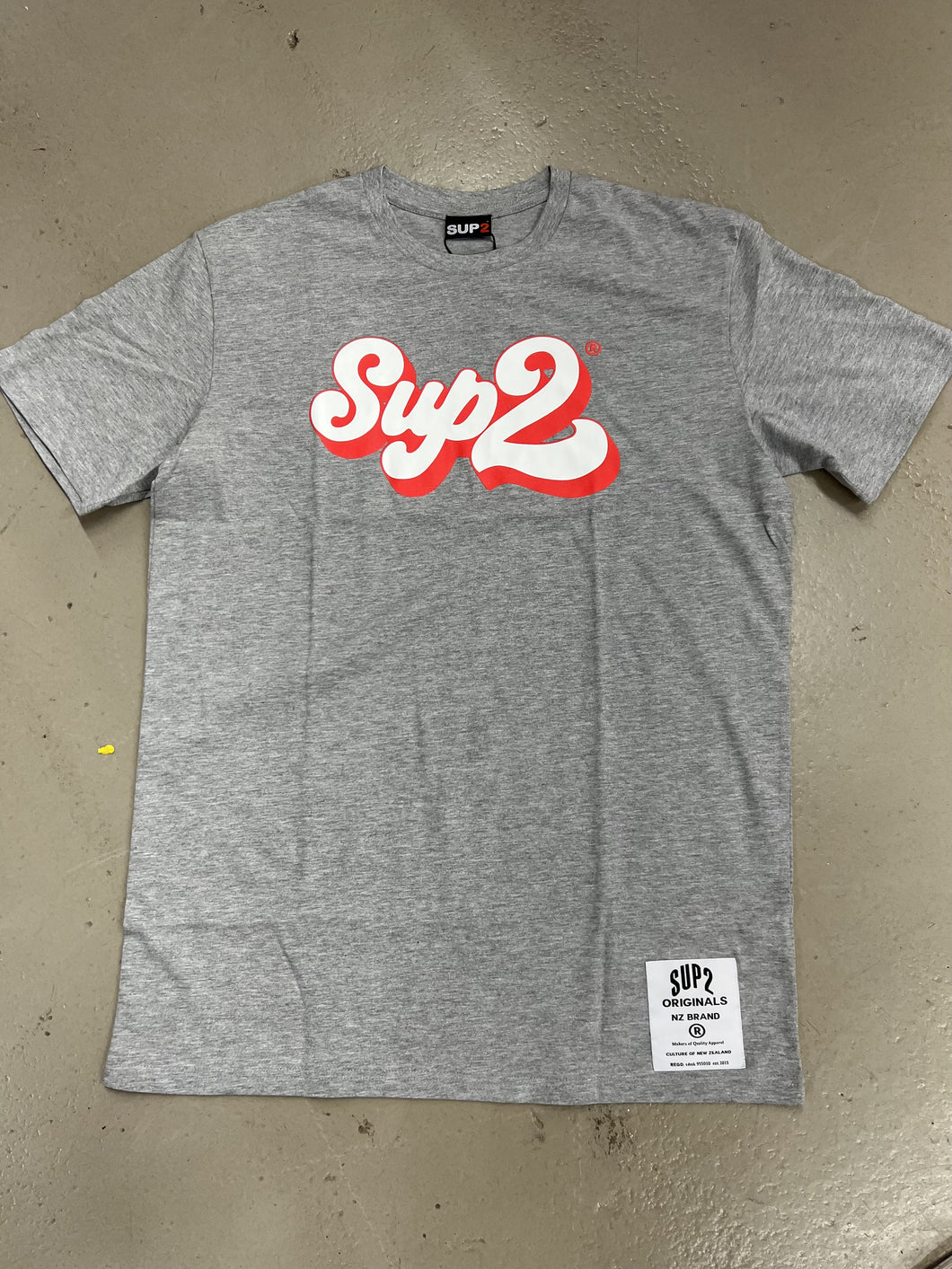 SUP2 VIBES TEE GREY