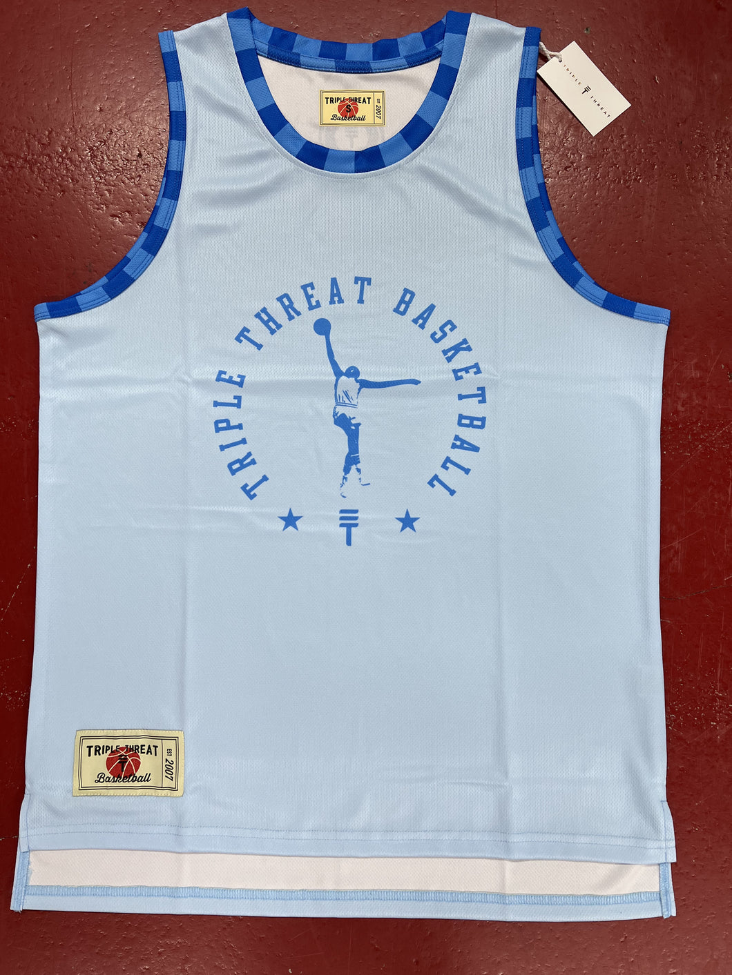 TT PLAYER SINGLET LT BLUE