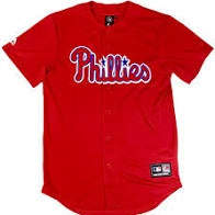 *MAJESTIC 7642RP PHILLIES JERSEY