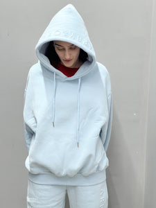 ARBY N OPAL EMBOSSED  ICE BLUE HOOD