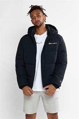 CHAMPION M PUFFER JKT AW93N BLK