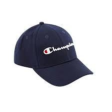 CHAMPION SCRIPT CAP NAVY AXM9NN