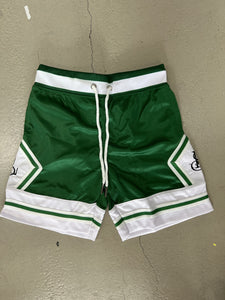 LS KIDS BASKETBALL SHORTS KIDS CEL/WHT