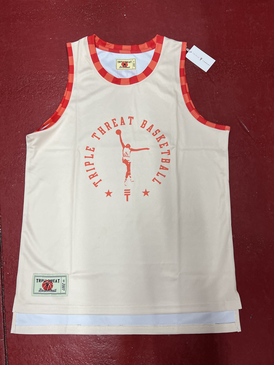 TT PLAYER SINGLET CREAM