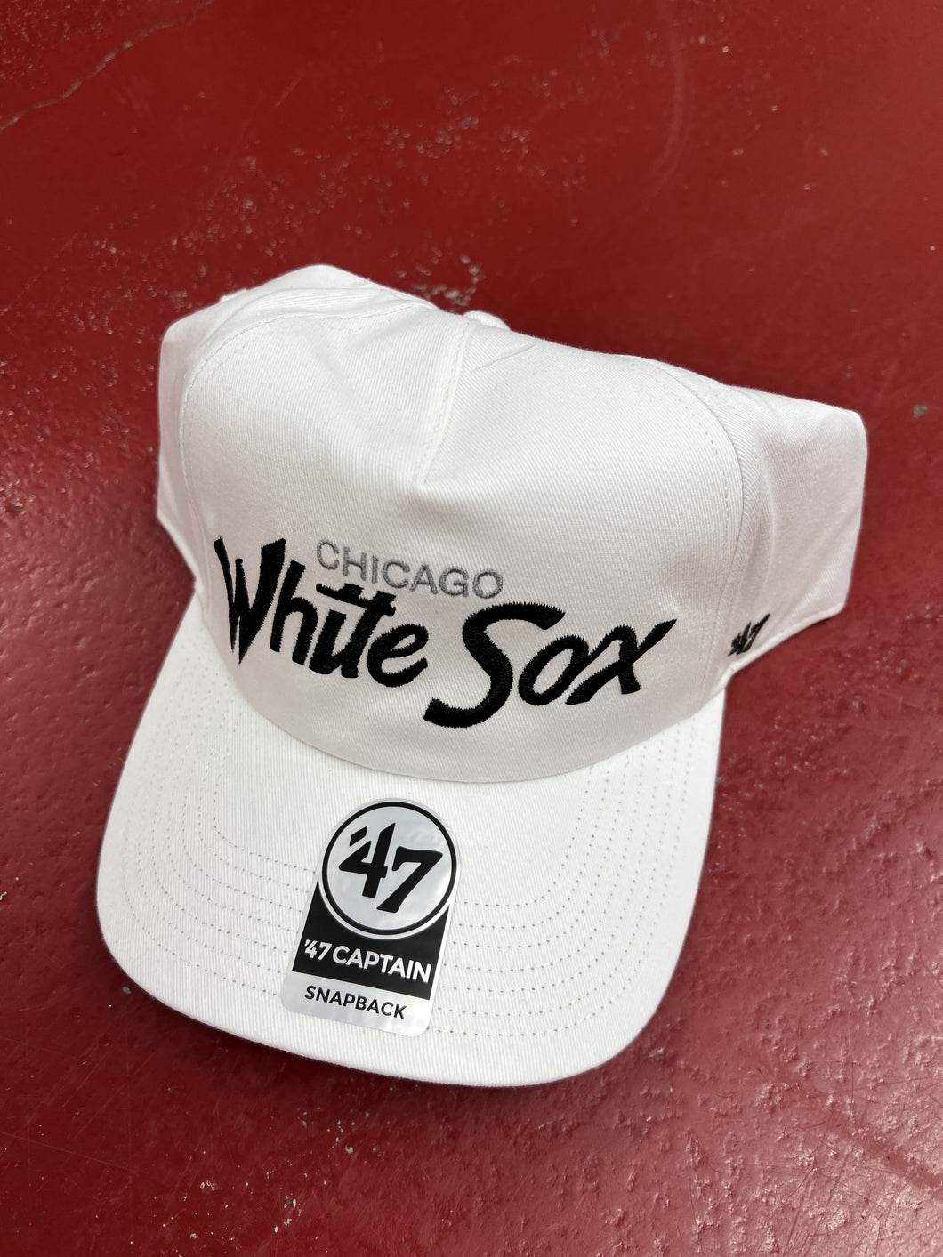 47 SCRIPT CAPT CAP WHITE SOX