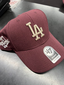 47 LA DODGERS WORLD SERIES CAP 12WBP-KM88