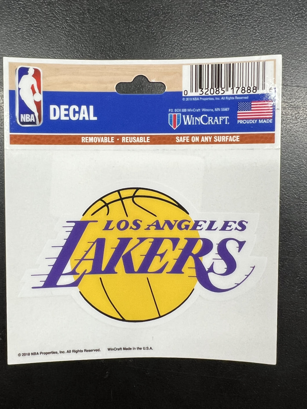 WNLL888216 LA LAKERS DECALS