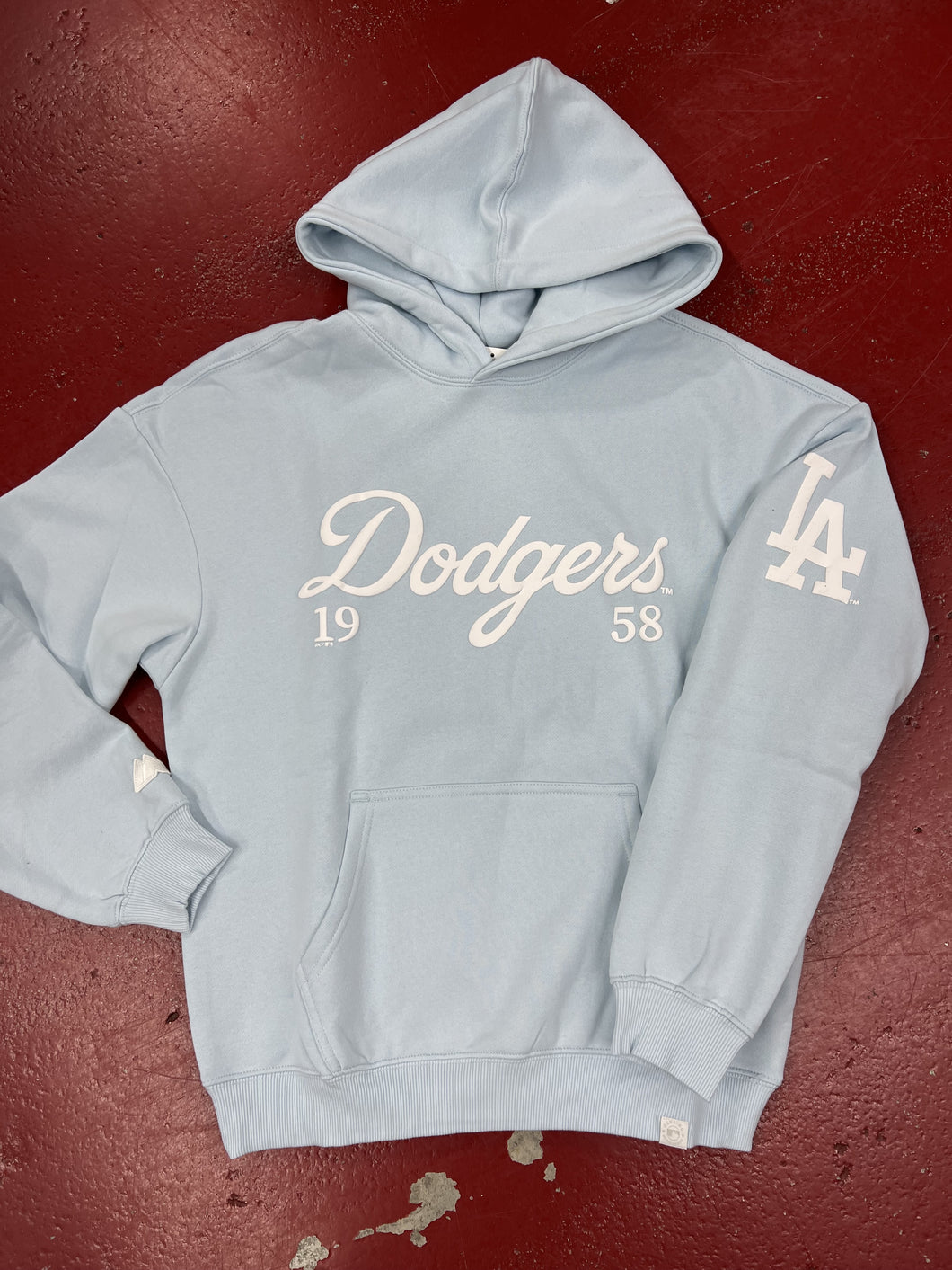 MJLD1146 MAJESTIC DODGERS W HOOD