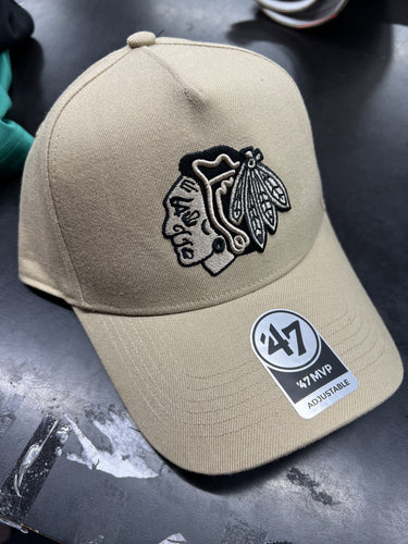 04WBPBLKH47 KHAKI BLACKHAWKS