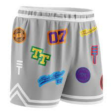TT LOGO SHORTS GREY KIDS