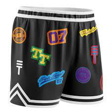 TT LOGO SHORTS BLK KIDS