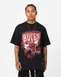 MNCG1828 ABSTRACT TEE BULLS