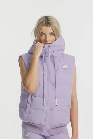 RR DOWN PUFFER VEST VIOLET