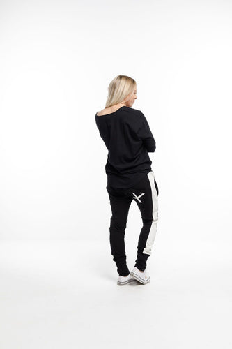 HL323 RELAXER PANTS BLK BLK X