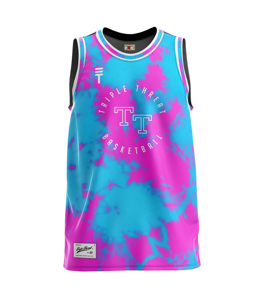 TT TIE DYE PINK/BLUE