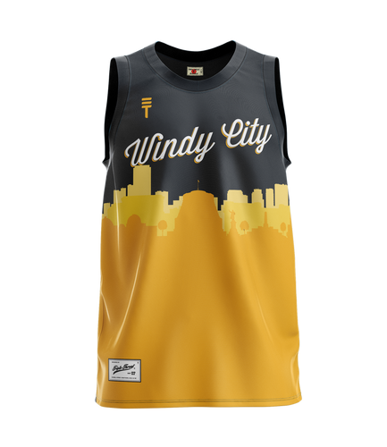 TT WELLINGTON SINGLET BLK ADULTS