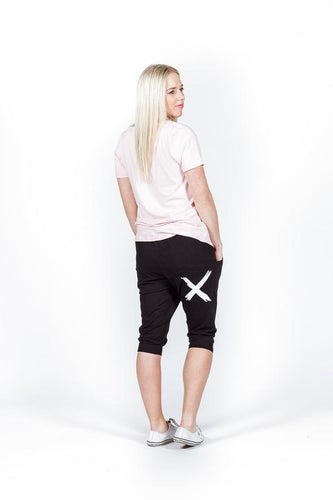 HL 3/4 APARTMENT PANTS BLK/WHT