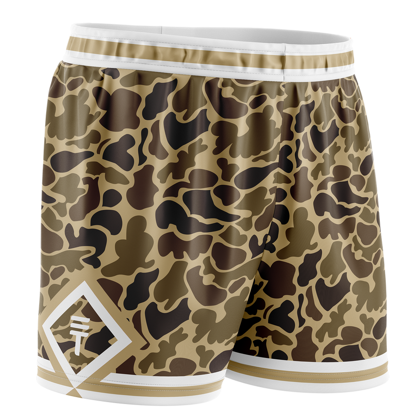 TT CAMO BROWN ADULT SHORTS