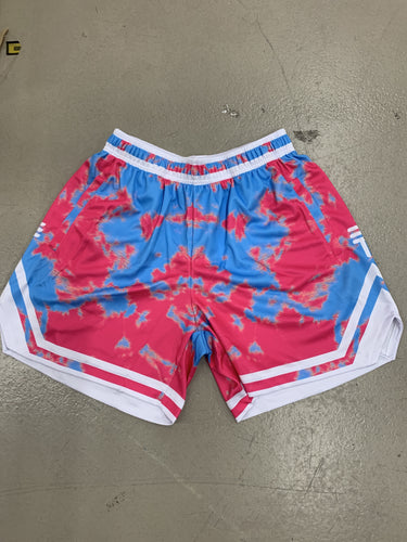 TRIPLE THREAT TIE DYE SHORTS A