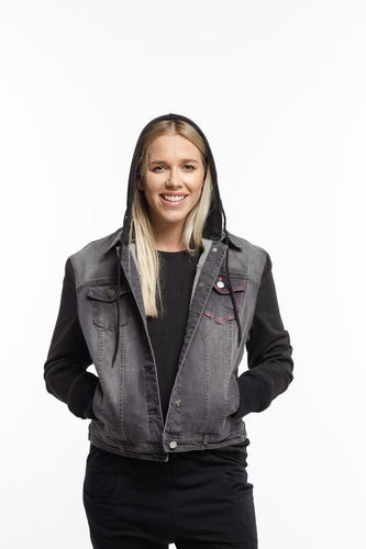 HOME LEE HD DENIM JKT BLK