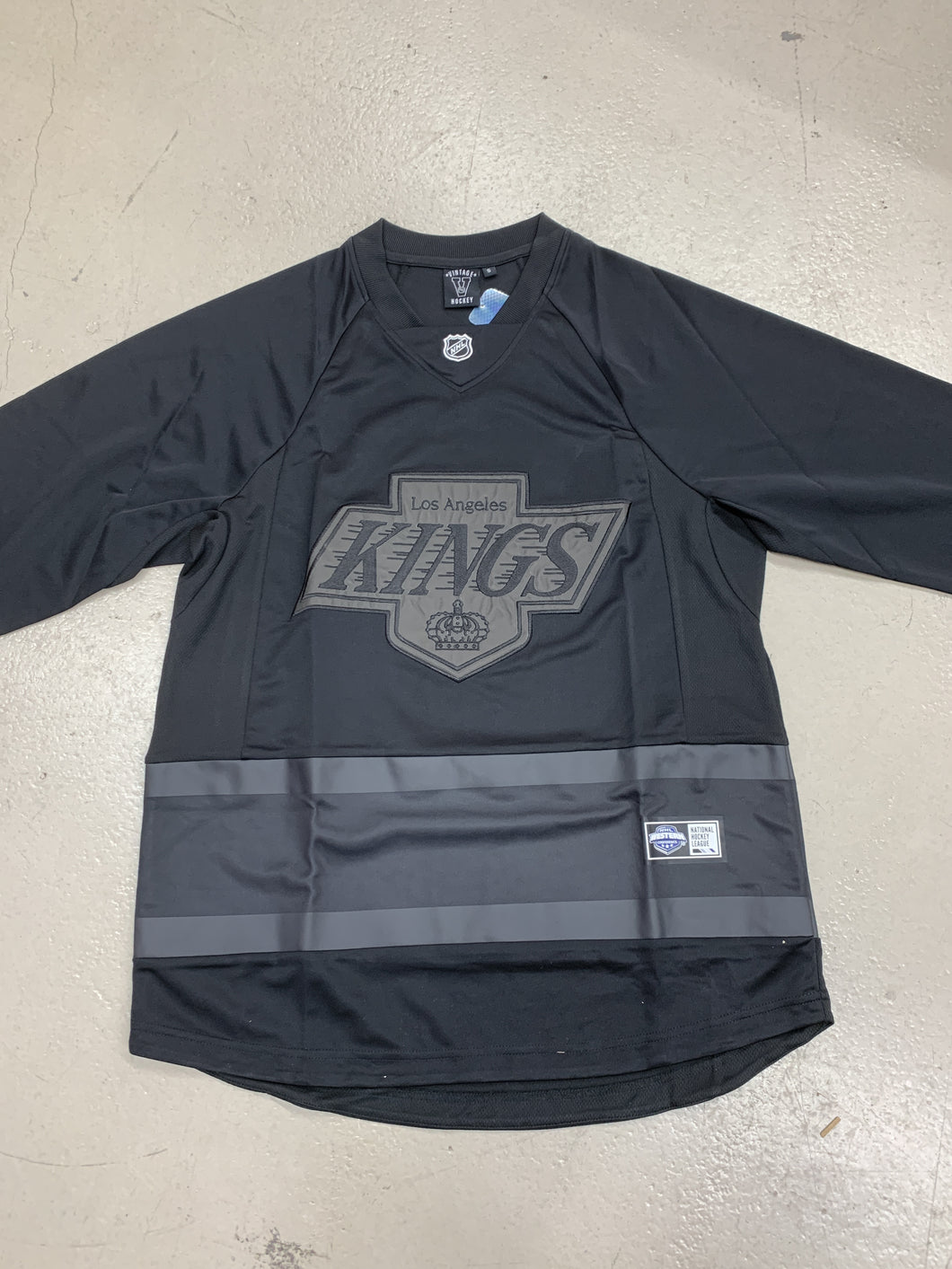 Majestic Womens La Kings Hoodie Sweatshirt, Grey, Medium