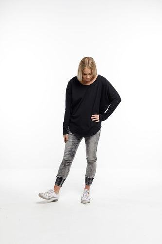 HOME-LEE WEEKENDER JEANS GREY WASH
