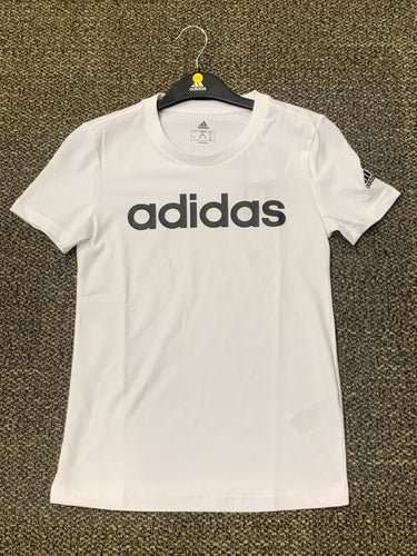 ADIDAS W LIN T VOL GL0768 WHT/BLK