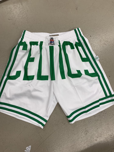 MNS BLOWN SHORTS CELTICS WHT  19147C