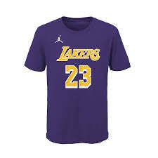 NIKE YTH LAKERS TEE NILLB7BCJS